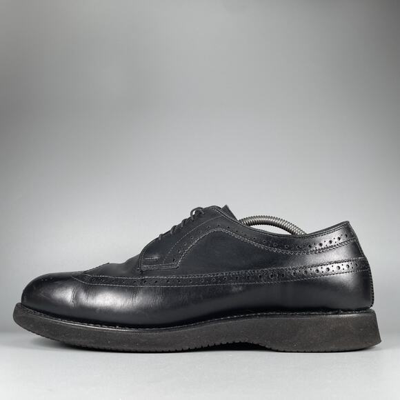 Allen Edmonds 6011 Mens Size 10.5 D Black Brogue Derby Leather Dress Shoe Casual main image 5